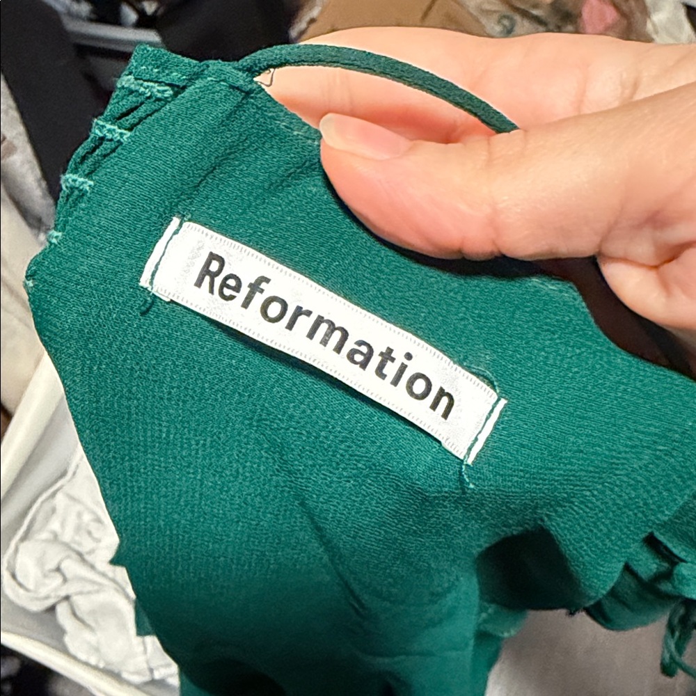 Reformation Green Women's Dress - Picture 5 of 6